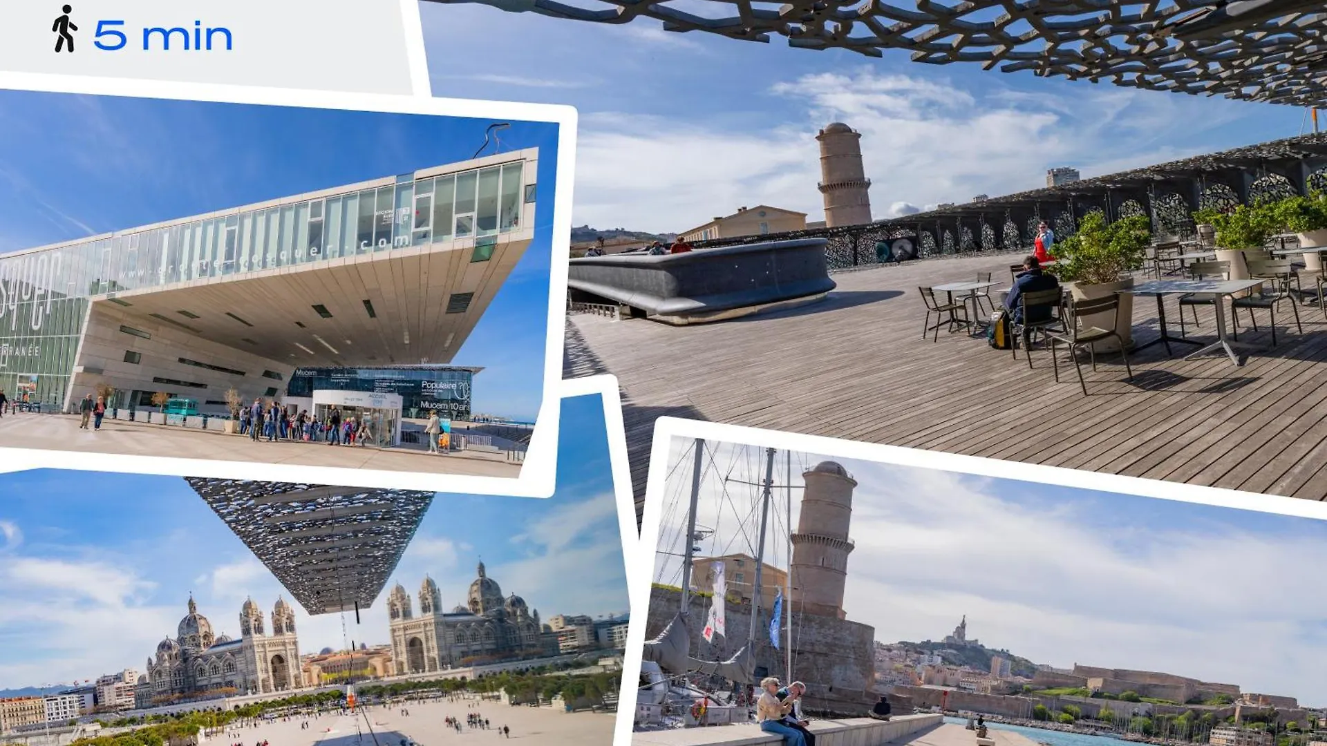 Chez Gaby, Appart 5 Personnes Quartier Des Docks Marseille France